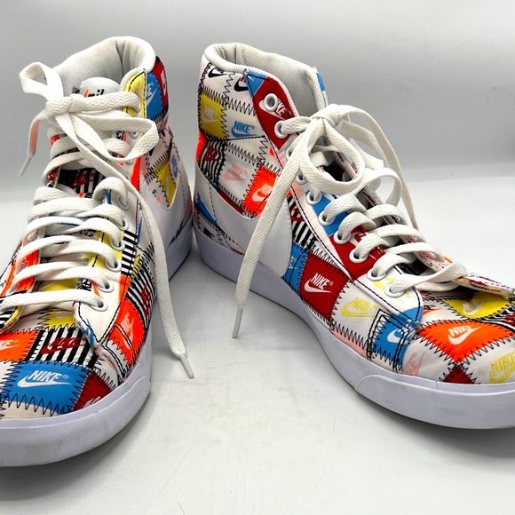 Nike Colorful Patchwork Hi-Top Sneakers - Picture 2 of 8